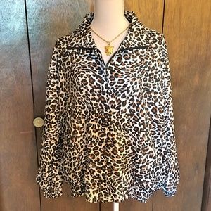 Southern Expressions Leopard Zip Jacket